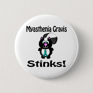 Badge Rond 5 Cm Myasthenia Gravis pue la conception de sensibilisa