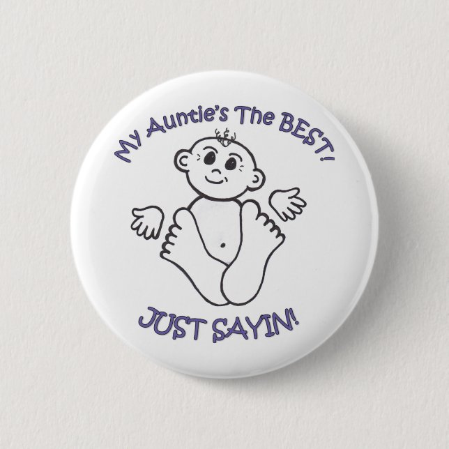 Badge Rond 5 Cm myauntie (Devant)