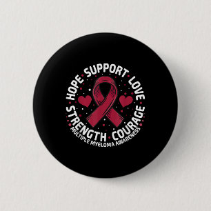 Badge Rond 5 Cm Myélome multiple Soutien Famille Myélome multiple