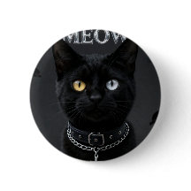 Mystique Gothique : Chat Noir aux Yeux Hétérochrom