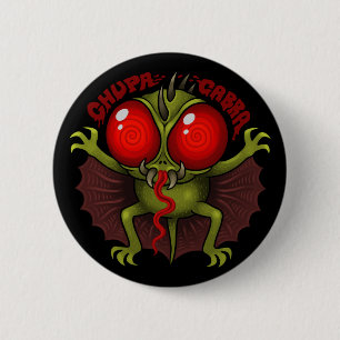 Badge Rond 5 Cm MYTHOLOGIE : Le Chupacabra
