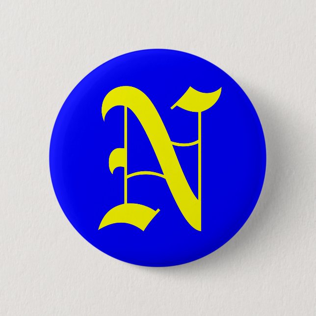 BADGE ROND 5 CM N - ANCIEN ANGLAIS (Devant)