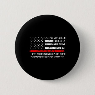 Badge Rond 5 Cm N'A Jamais Été Fondé Par Donald Tr