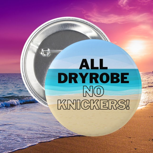 Badge Rond 5 Cm Nager en eau libre cadeau nage en mer (Wild swimmer gift)