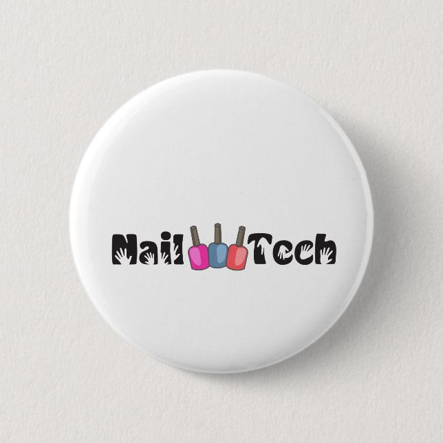 BADGE ROND 5 CM NAIL TECH (Devant)