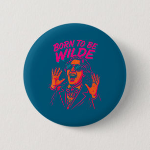 Badge Rond 5 Cm Naître Wilde Oscar Wilde Pop