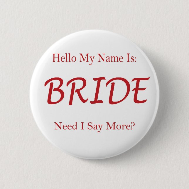 Badge Rond 5 Cm NameIsBride (Devant)
