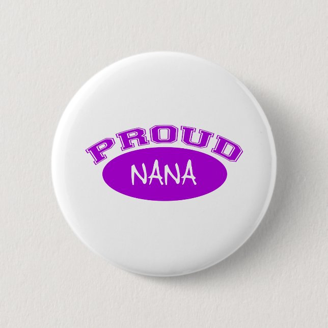 Badge Rond 5 Cm Nana fière (pourpre) (Devant)