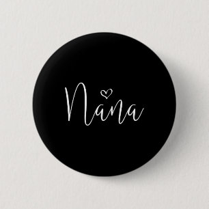 Badge Rond 5 Cm Nana pour femmes grand-mère Noël fête des mères Gr