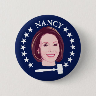 Badge Rond 5 Cm Nancy, Madame Speaker