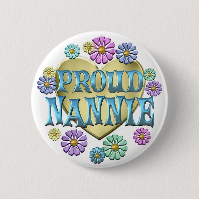 BADGE ROND 5 CM NANNIE FIER (Devant)