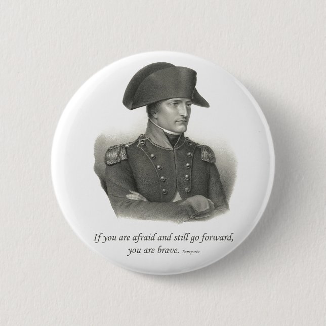 Badge Rond 5 Cm Napoleon Bonaparte (Devant)