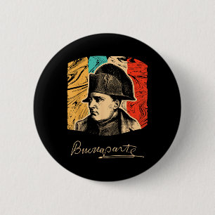 Badge Rond 5 Cm Napoléon Bonaparte Chef historique Politique franç