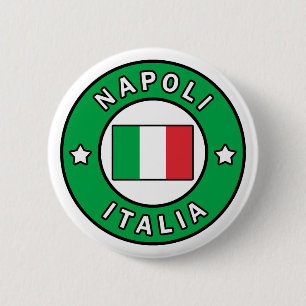 Badge Rond 5 Cm Napoli Italie