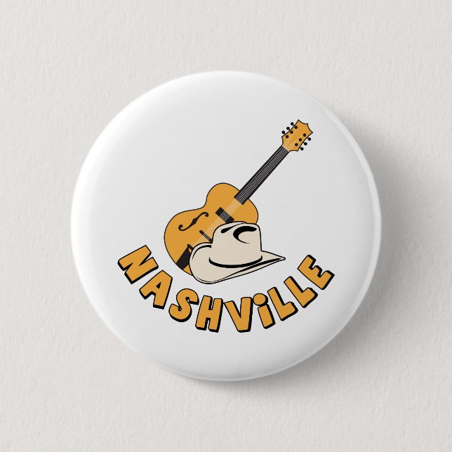 Badge Rond 5 Cm Nashville (Devant)