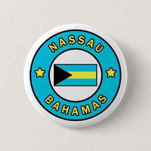 Badge Rond 5 Cm Nassau Bahamas