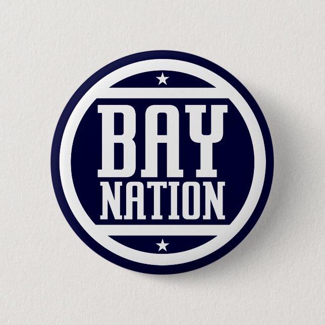 Badge Rond 5 Cm Nation de baie (Devant)