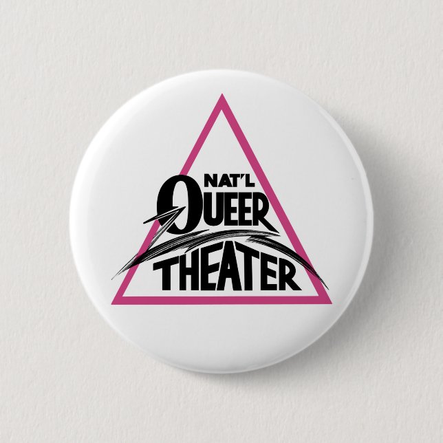 Badge Rond 5 Cm National Queer Theater Logo Button (Devant)