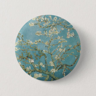 Badge Rond 5 Cm Nature de fleurs d'amande de branches de Gogh de