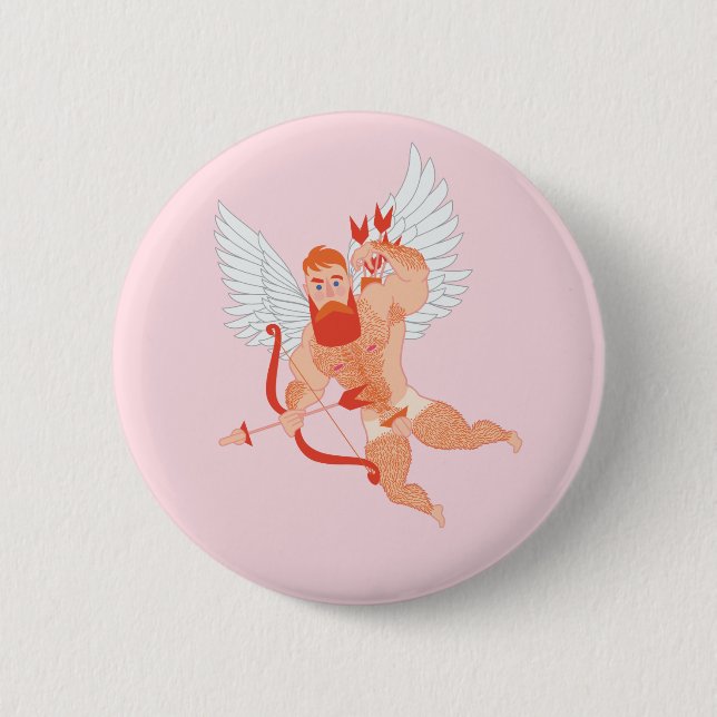Badge Rond 5 Cm Naughty Cupid (Devant)