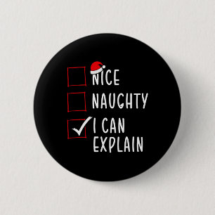 Badge Rond 5 Cm Naughty I