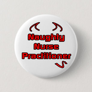 Badge Rond 5 Cm Naughty Nurse
