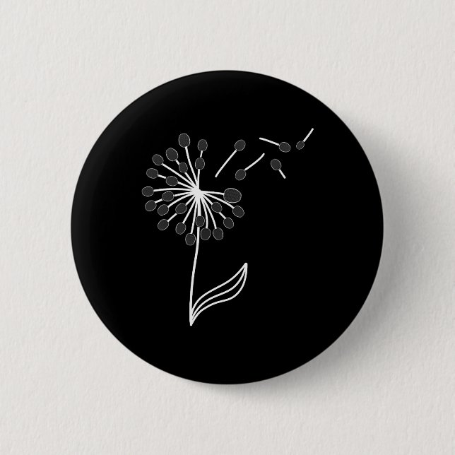 Badge Rond 5 Cm Navette Badminton (Devant)