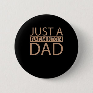 Badge Rond 5 Cm Navette Team Racquet Joueur Juste Un Dminton