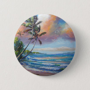 Badge Rond 5 Cm Navigation des tropiques