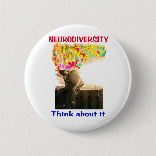 Badge Rond 5 Cm ND Scotty pensent cela (Devant)