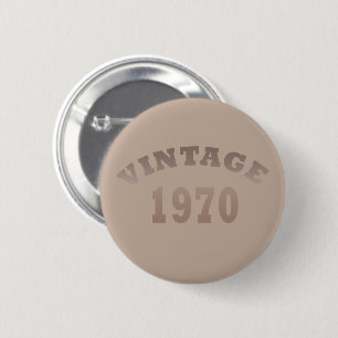 Badge Rond 5 Cm Né en 1970 élégant cadeau de fête d'anniversaire v