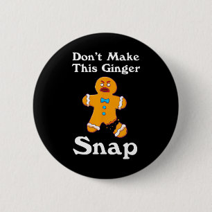 Badge Rond 5 Cm Ne faites pas de ce cadeau de Noël pour rousse au