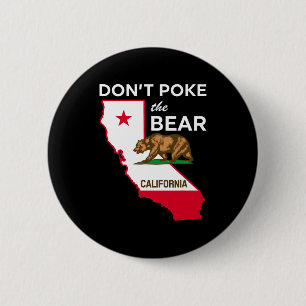 Badge Rond 5 Cm Ne Garde Pas L'Ours Conception De La République De
