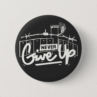 Badge Rond 5 Cm Ne jamais abandonner l'art de la résistance palest