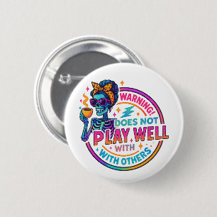 Badge Rond 5 Cm Ne Joue Pas Bien...