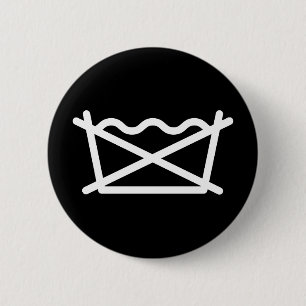 BADGE ROND 5 CM NE LAVEZ PAS !