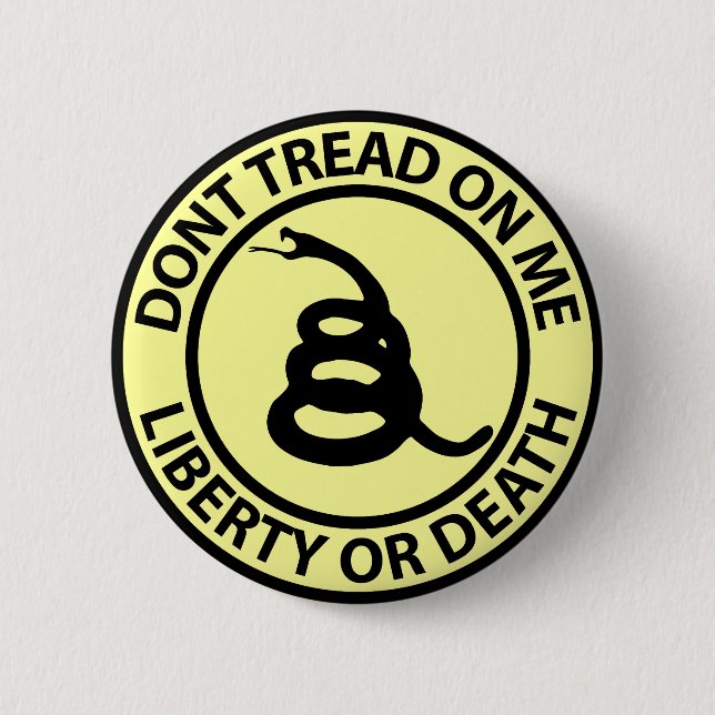 Badge Rond 5 Cm Ne marchez pas sur moi (Devant)