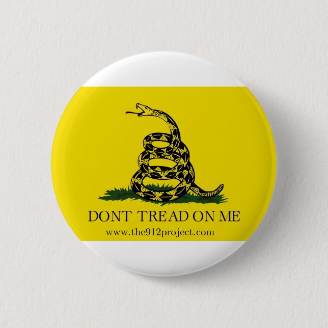Badge Rond 5 Cm Ne marchez pas sur moi (Devant)