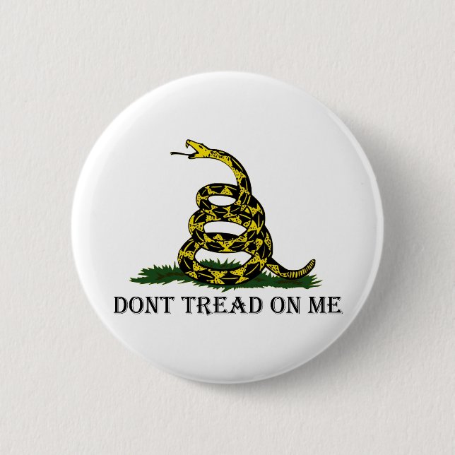 Badge Rond 5 Cm Ne marchez pas sur moi (Devant)