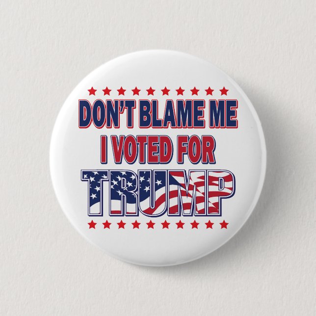 Badge Rond 5 Cm Ne me blâmez pas (Devant)