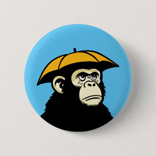 Badge Rond 5 Cm Ne pas aimer la pluie