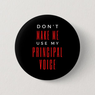 Badge Rond 5 Cm Ne pas me faire utiliser ma voix principale