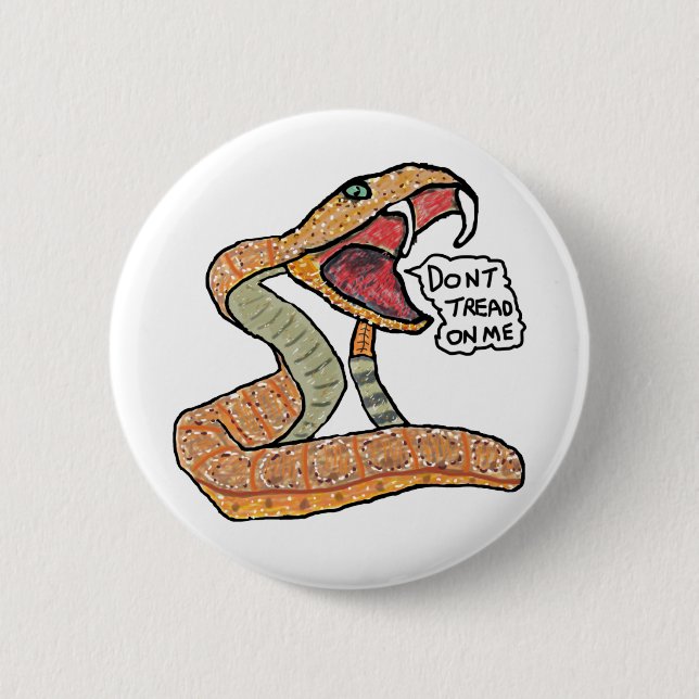 Badge Rond 5 Cm Ne Pas Tourner Sur Moi (Devant)