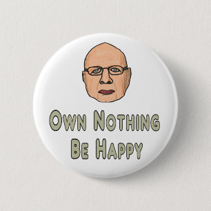 Badge Rond 5 Cm Ne Rien Être Heureux