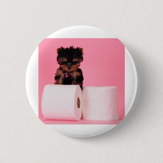 Badge Rond 5 Cm Ne serrez pas le Charmin (Devant)