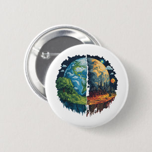 Badge Rond 5 Cm Ne tuons pas la planète