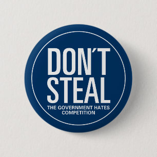 Badge Rond 5 Cm Ne volez pas