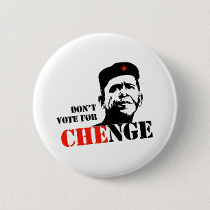 BADGE ROND 5 CM NE VOTEZ PAS POUR CHENGE