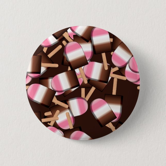 Badge Rond 5 Cm Neapolitan Ice Cream (Devant)