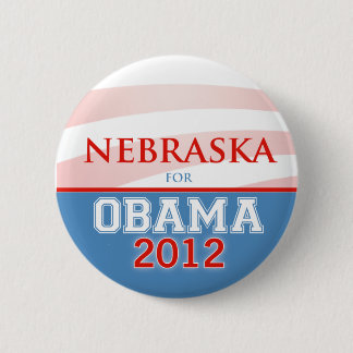 Badge Rond 5 Cm NEBRASKA for Obama 2012